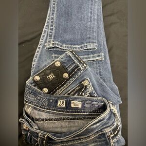 Miss Me Women's size 28 Dark Blue Skinny Jeans